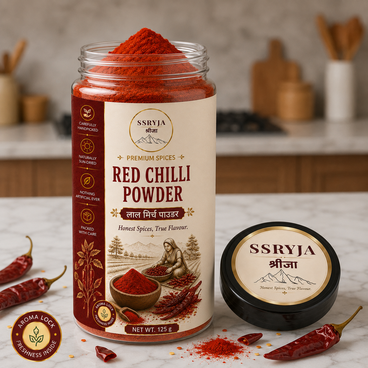 SSRYJA Lal Mirch (Red Chilli Powder) – Premium Red Chilli Powder